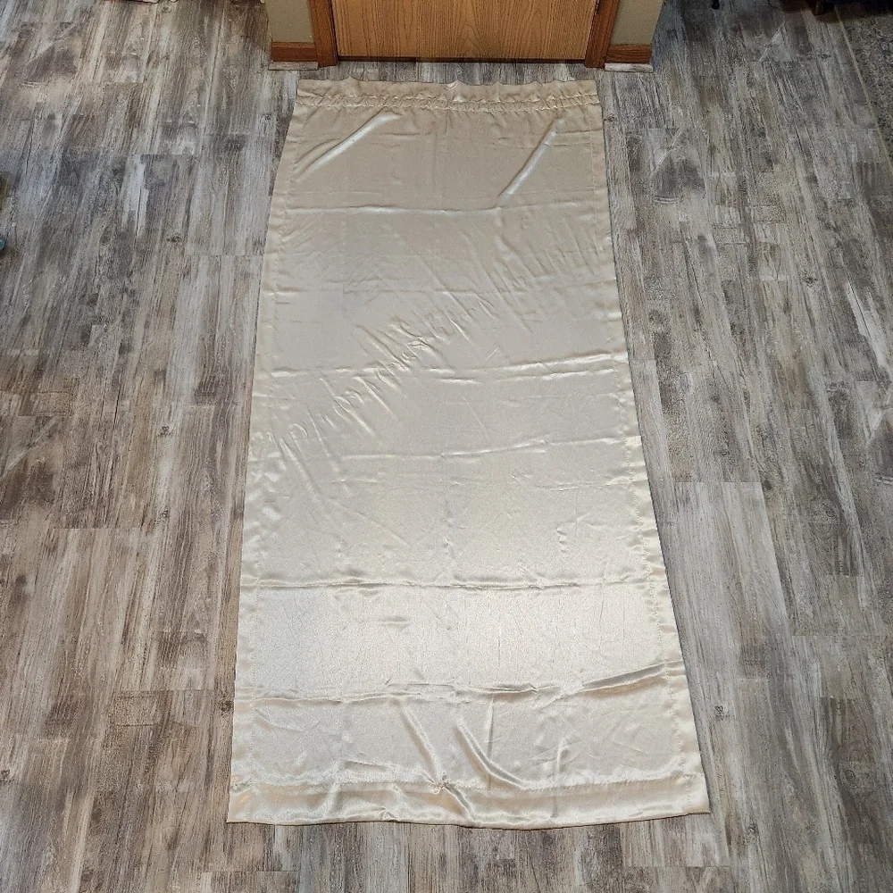 Croscill Satin Champagne Curtain Panels (Set Of 2)-40x82
